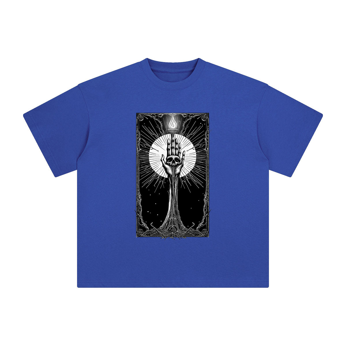 Mystery Demon Hand Tarot Card Graphic Tee-INNBLAC Fashion Apparel