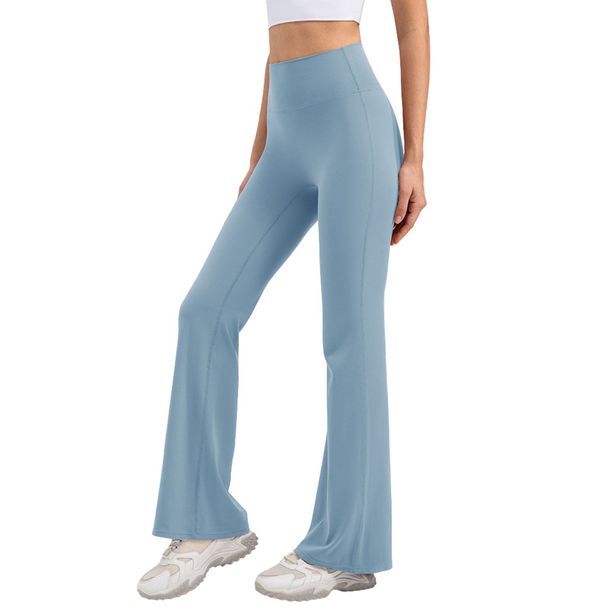 High Waist Micro Flare Yoga Pants for Women Moisture