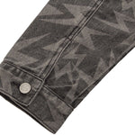 Loose Lighting Pattern Hip-hop Designer Denim Jacket