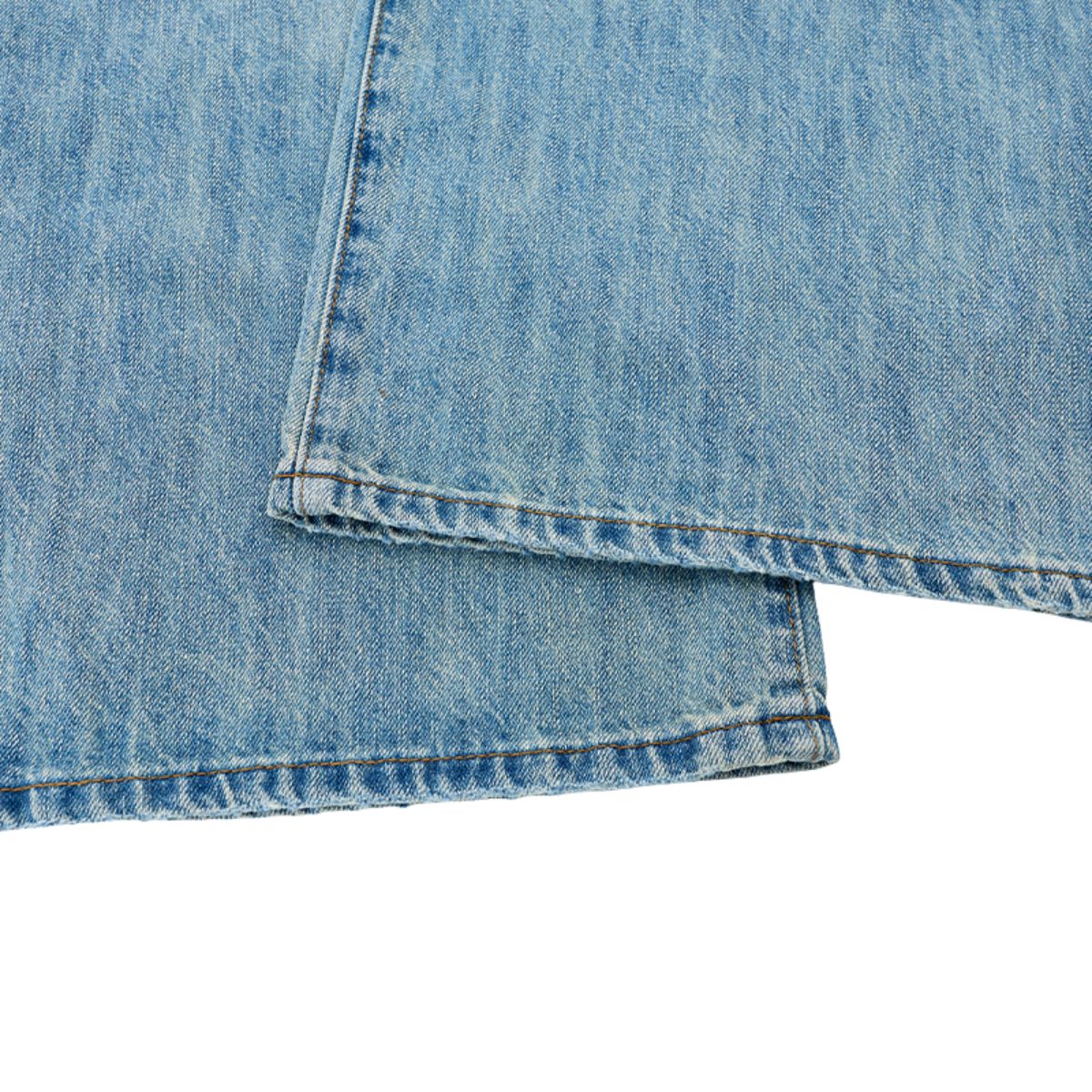 Light Washed Vintage Wide Leg Denim Jeans