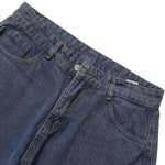 Vintage Washed Baggy Straight-Leg Denim Jeans