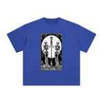 Mystery Skeleton Tarot Card Graphic Tee-INNBLAC Fashion Apparel