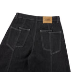Vintage Washed Paneled Barrel-Leg Baggy Jeans
