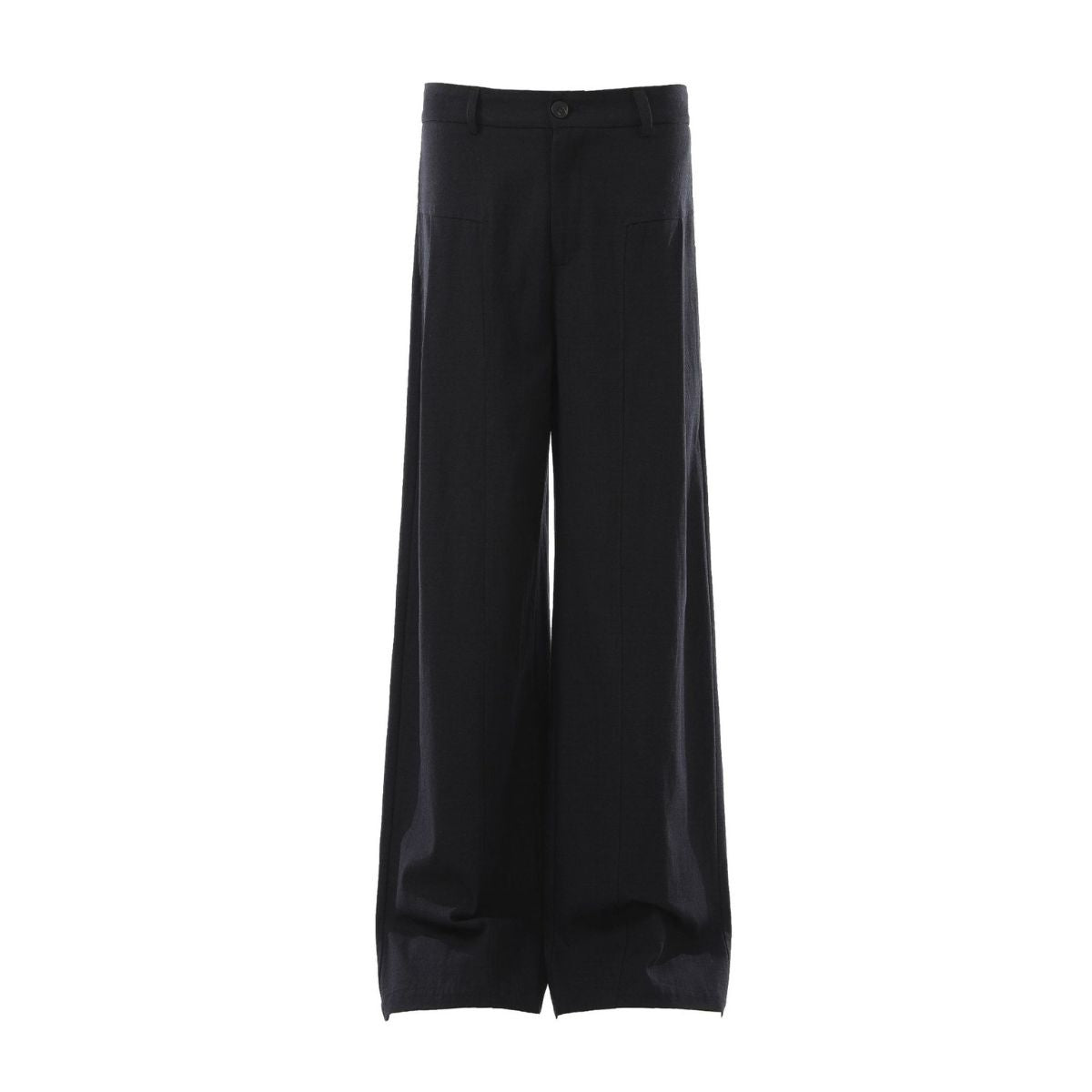 Old Money Cotton Linen Wide Leg Trousers