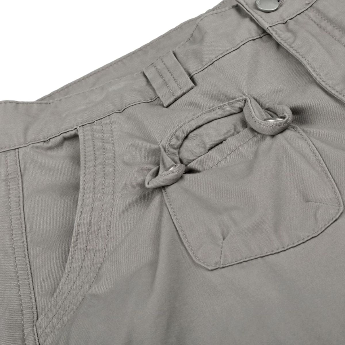 Cotton Multi-Pocket Utility Bermuda Cargo Shorts