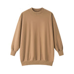 Heavyweight Cotton Washed Vintage Mid‑Length Sweatshirt