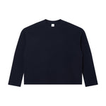 260G Waffle Knit Boxy Long Sleeve Tee