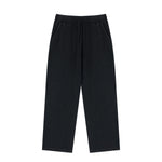 Waffle Texture Relaxed Fit Casual Pants