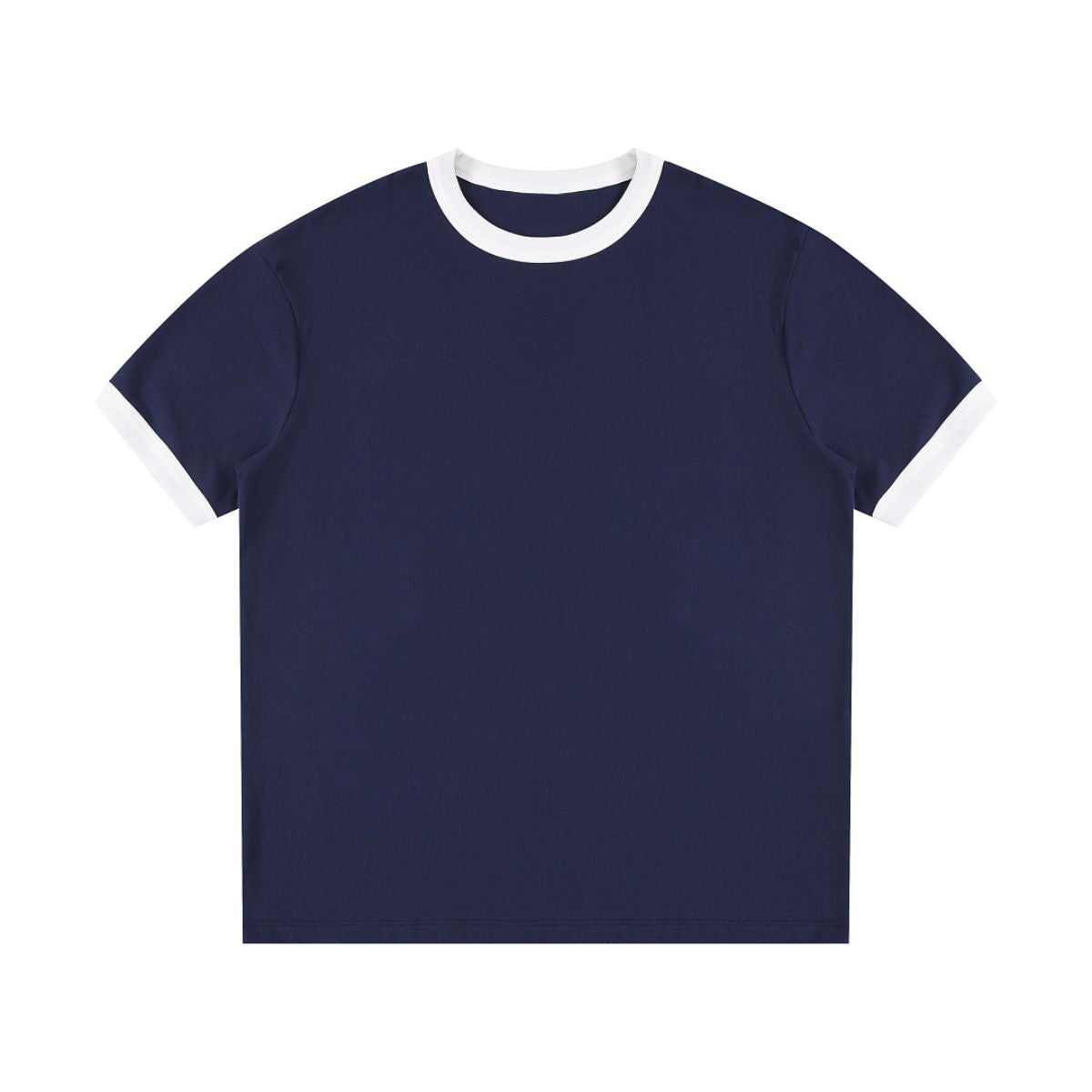 Crew Neck Boxy Fit Ringer Tee 220gsm