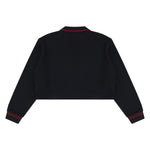 410G Heavyweight Cotton Cropped Sweatshirt | Coverstitch Detail Street Pullover