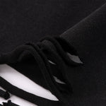 Black Washed Cotton Ripped Boxy Tee 270gsm