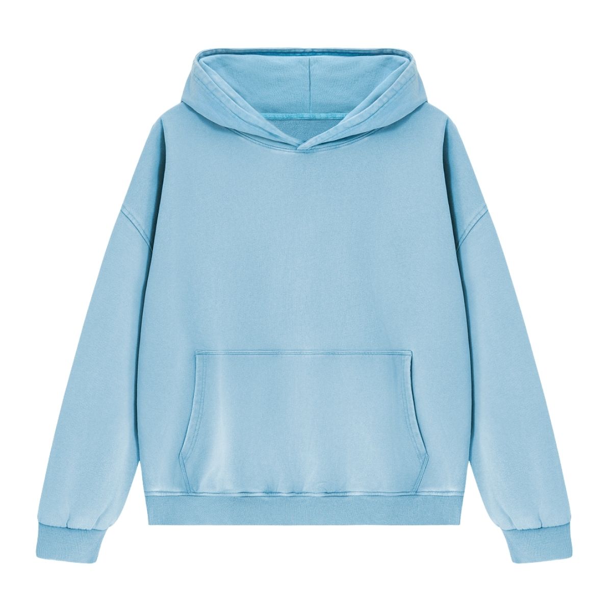 Cotton Heavyweight Washed Distressed Terry Hoodie