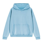 Cotton Heavyweight Washed Distressed Terry Hoodie