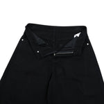 Voluminous Wide‑Leg Twill Casual Pants