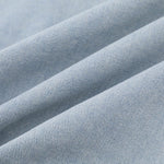 Unisex Retro Street Washed Patchwork Denim Jacket