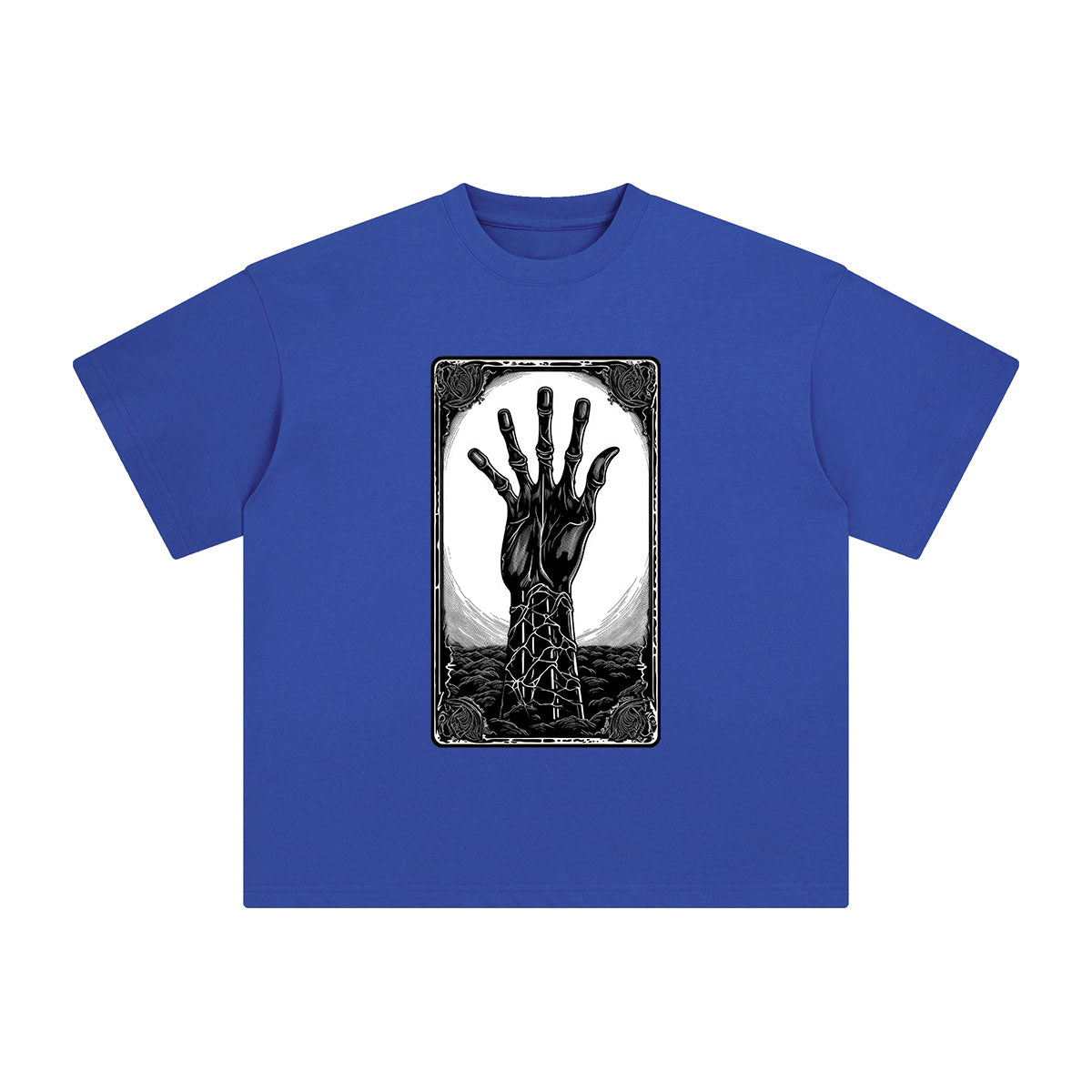 Mystery Demon Hand Tarot Card Graphic Tee-INNBLAC Fashion Apparel