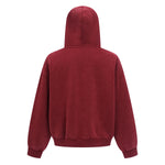 Vintage Oversized Full Zip Kangaroo Pocket Hoodie