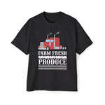 Farm Fresh Produce Graphic Tee-INNBLAC Fashion Apparel