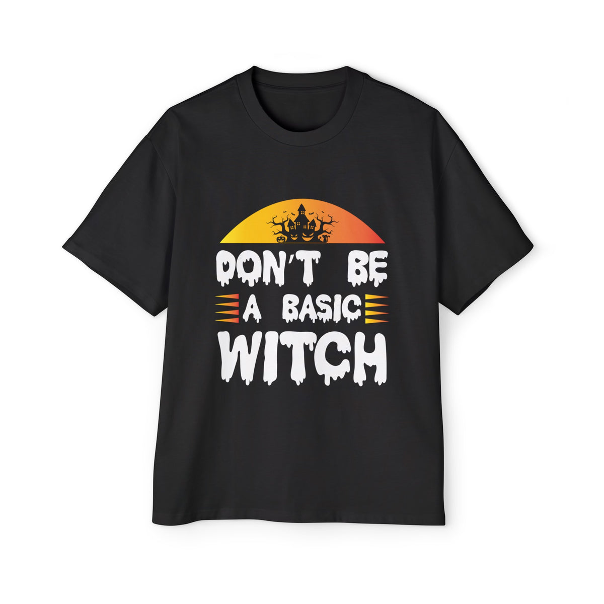 Halloween Castle Graphic Tee-INNBLAC Fashion Apparel