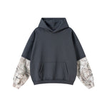 Branch Camo Two-Layer Sleeve Fleece Hoodie