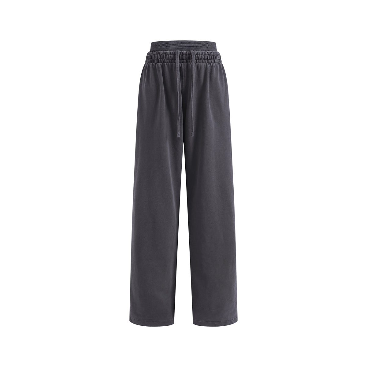 Heavy Wash Cotton Double Waistband Sweatpants