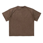 Heavy Washed Wax-Dyed High Street Raglan Tee