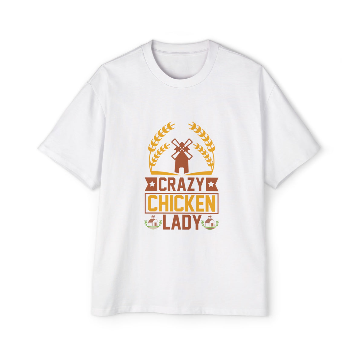 Crazy Chicken Lady Graphic Tee-INNBLAC Fashion Apparel