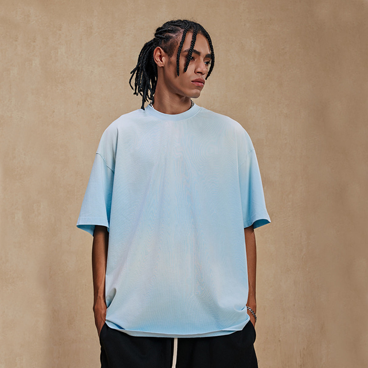 Distressed Premium Relaxed Fit Oversized T-Shirt