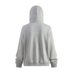 Unisex Full-Zip Fleece Layered Hood Hoodie