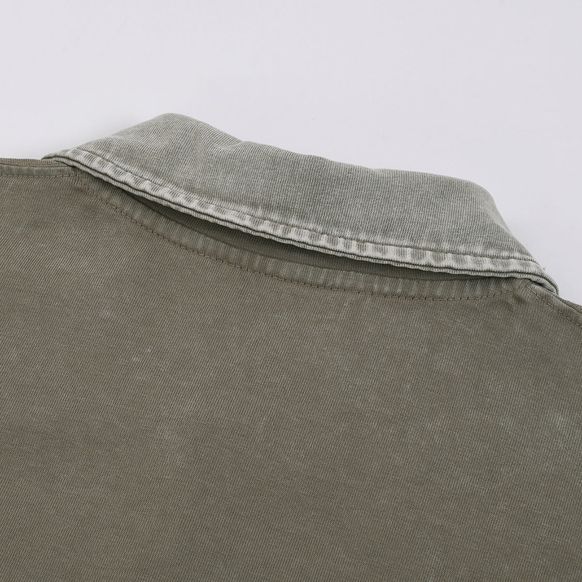 Polo teñido inverso de peso pesado de 9,6 oz