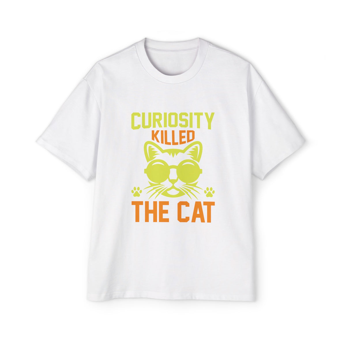 Curiosity Killed The Cat Graphic Tee-INNBLAC Fashion Apparel