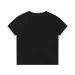 Crew Neck Boxy Fit Ringer Tee 220gsm