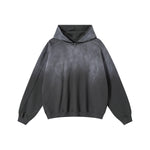 Heavyweight Washed Ombre Faded Cotton Hoodie
