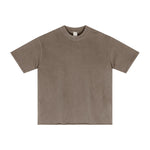 Heavyweight Washed Raw Edge Tee 8oz
