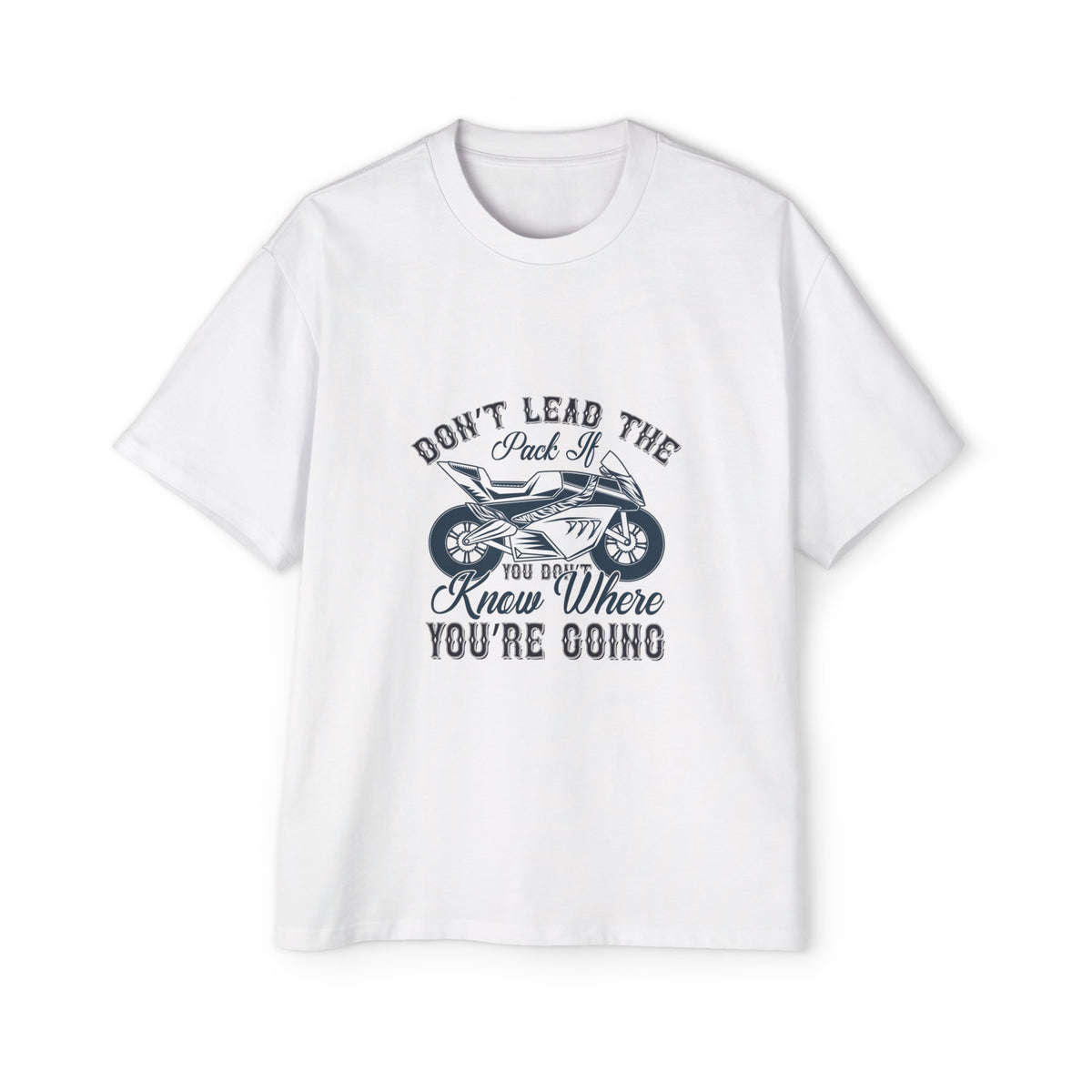Quote & Motorcycle Graphic Tee-INNBLAC Fashion Apparel