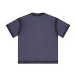 Vintage Washed Oversized Colorblock Tee