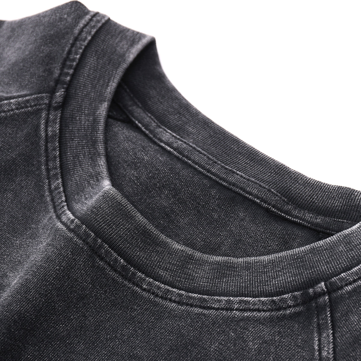 Raw Edge Stone Wash Muscle Tank 8.25oz