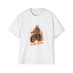 Ghost Flame Rider Graphic Tee-INNBLAC Fashion Apparel