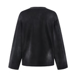 Faded Color Block Pocket Long Sleeve