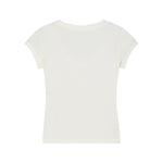 Solid-Color V-Neck Cotton T-Shirt 215gsm