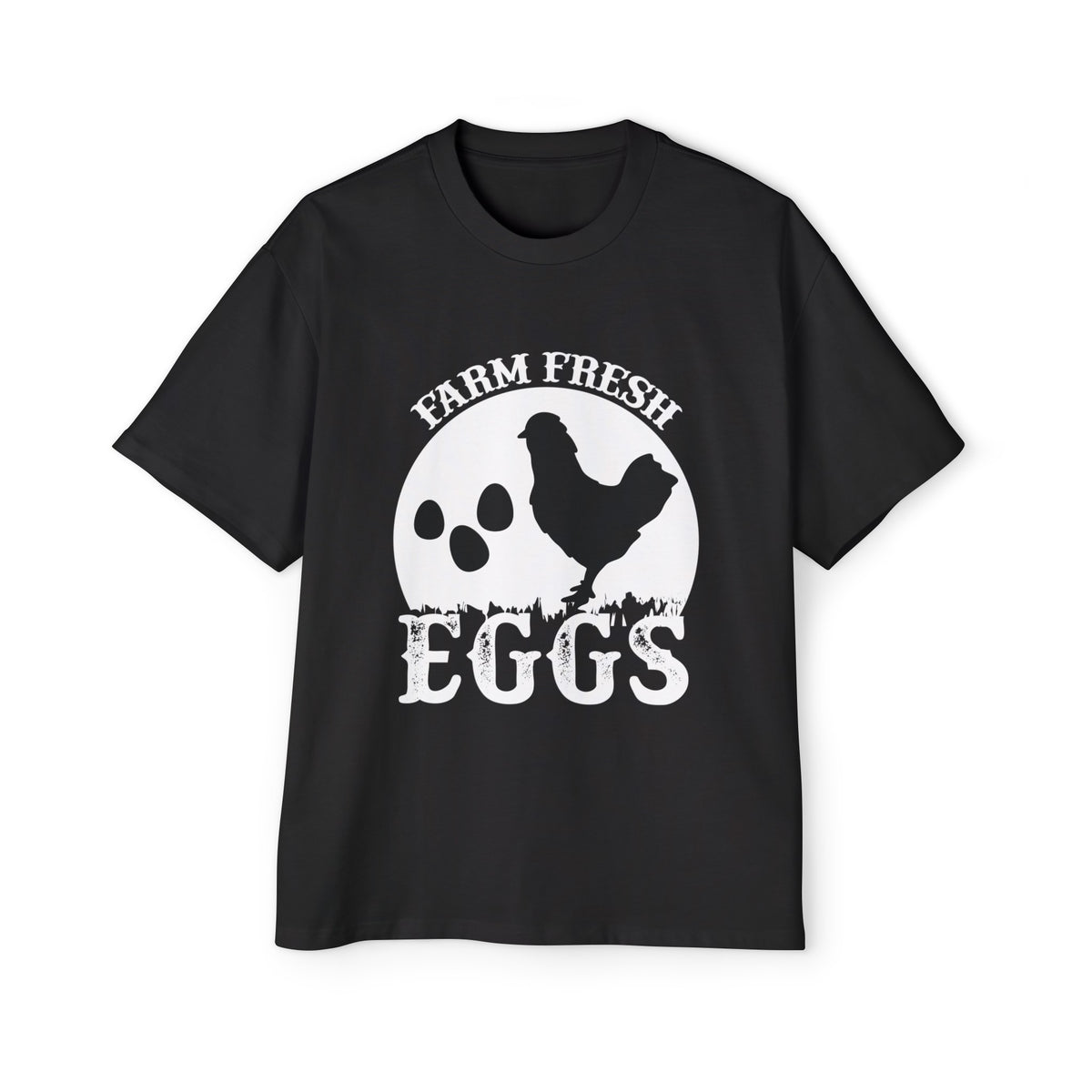 Farm Fresh Eggs Graphic Tee-INNBLAC Fashion Apparel