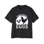 Farm Fresh Eggs Graphic Tee-INNBLAC Fashion Apparel