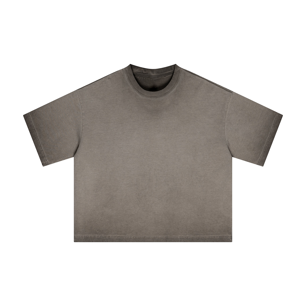 Reverse Fry Washed Vintage Casual Cotton Tee