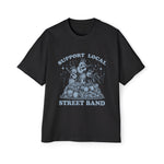 Support Local Raccoon Music Band Graphic Tee-INNBLAC Fashion Apparel