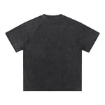 Stone-Washed Raw-Edge T-Shirt 8oz