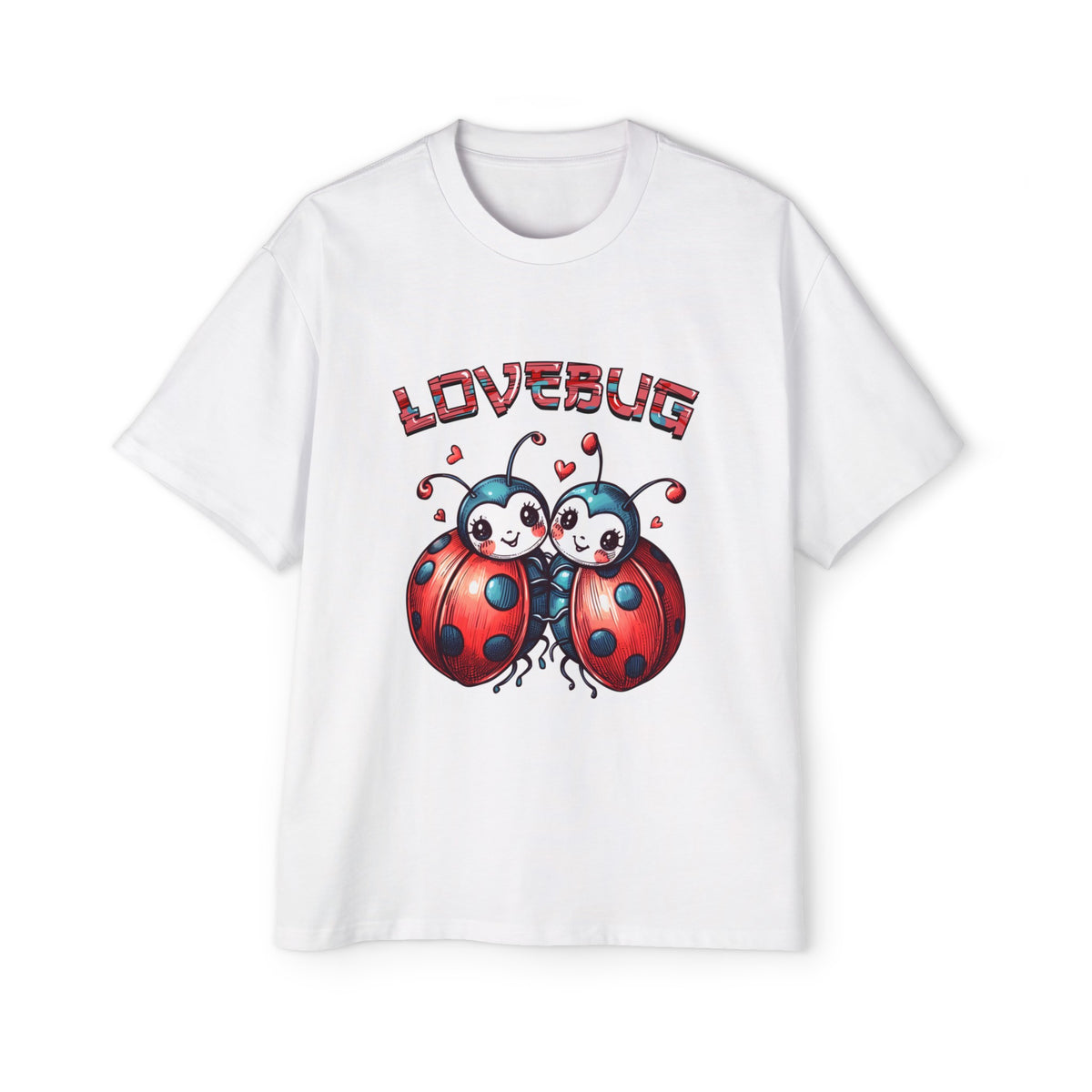 Couple Ladybug Valentines Day Graphic Tee-INNBLAC Fashion Apparel