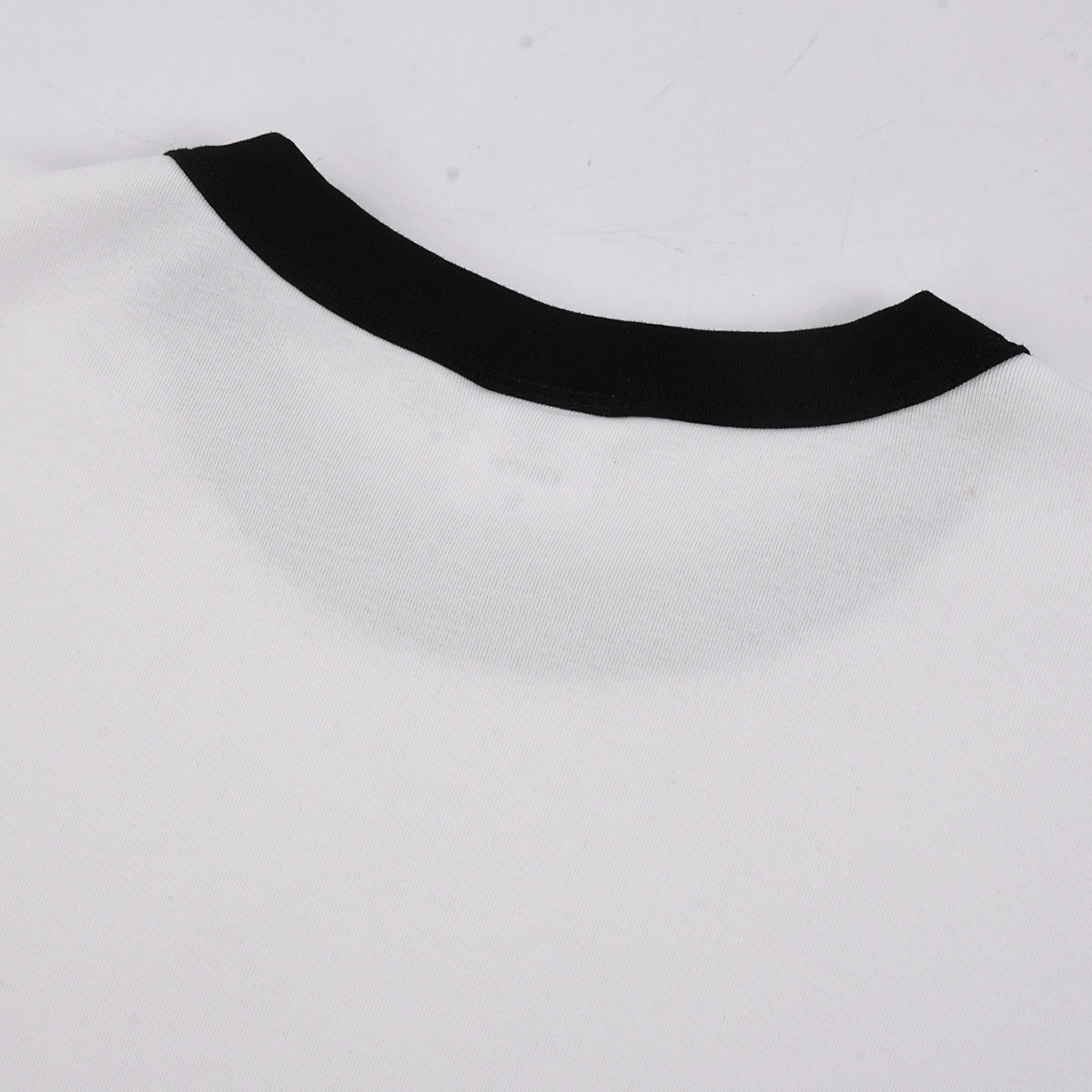 Crew Neck Boxy Fit Ringer Tee 220gsm