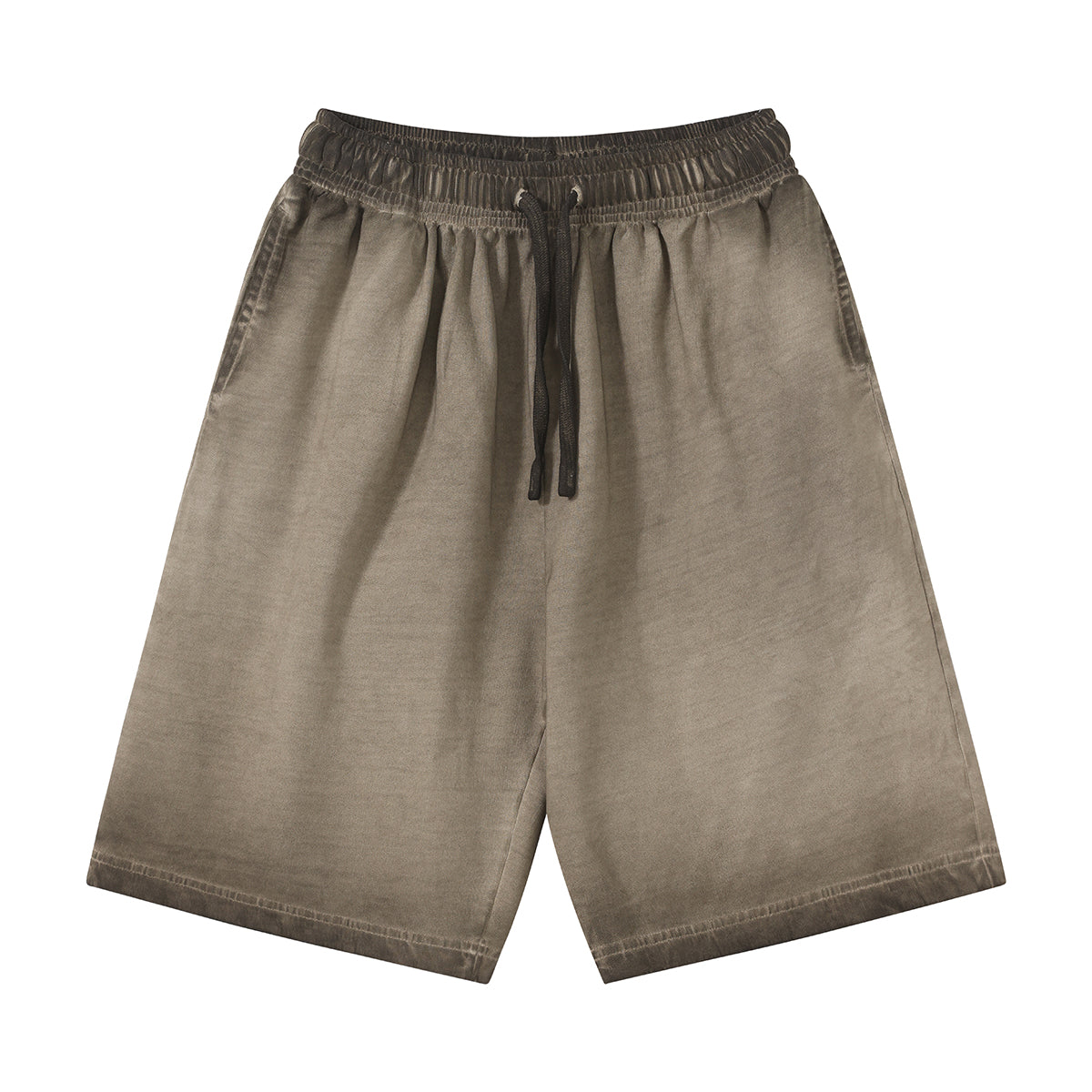 Washed Faded Cotton Short Pants