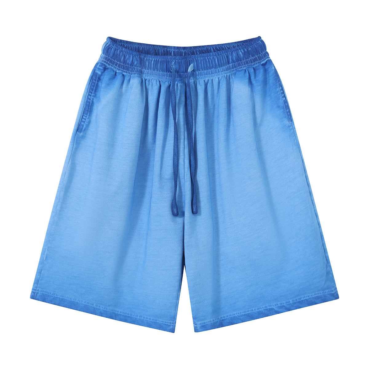 Washed Faded Cotton Short Pants