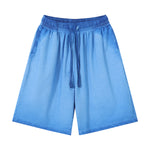 Washed Faded Cotton Short Pants